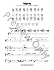 Friends Guitar and Fretted sheet music cover